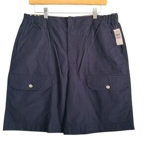 Van Heusen Mens Shorts NWT 32×9 Navy Blue Brand NEW